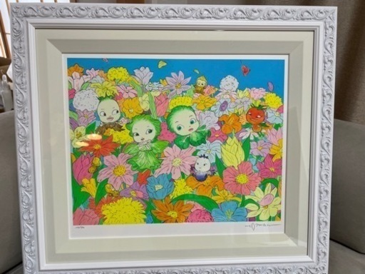 天野喜孝氏 ガーデンパーティ(版画)