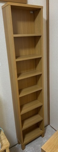 無印良品本棚オーク材薄型ラック・大・奥行22cm (tito) 姪浜の収納