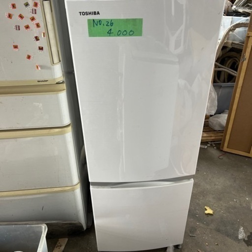 TOSHIBA ノンフロン冷凍冷蔵庫　　No.26
