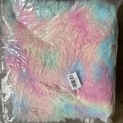 【新品】カラフルラグ　160×200 滑り止め付き シャギーラグ...