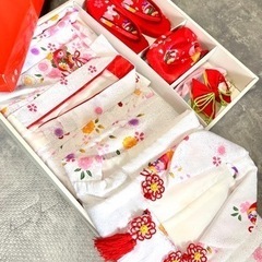 お値下げしました🫧美品⭐︎3歳・七五三着物set🤍🩷
