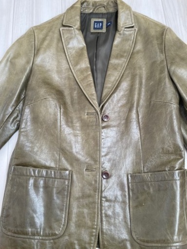 オールドGAP 90sレザーテーラードジャケット