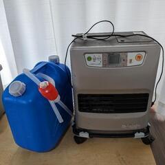 灯油ファンヒーターと灯油缶と灯油ポンプ３点セット