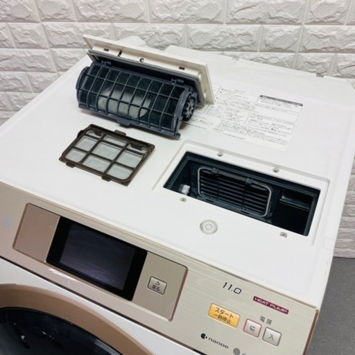 激安美品✨高年式Panasonic 11㌔ドラム式洗濯機　タッチパネル　配達?