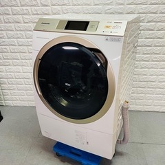 激安美品✨高年式Panasonic 11㌔ドラム式洗濯機　タッチパネル　配達🆗