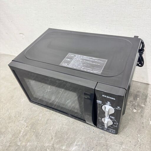  16005  IRIS OHYAMA ターンテーブル電子レンジ 2019年製 60Hz ◆大阪市内・東大阪市他 5,000円以上ご購