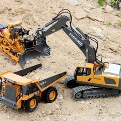 【新品未開封】ラジコン　3台セット　はたらく車