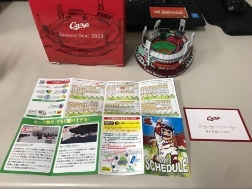 ロ2402-103 Carp スタジアムフィギュア season seat 2023 中古