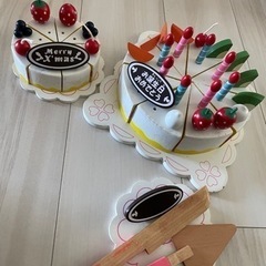 木製 ケーキ おままごとの画像