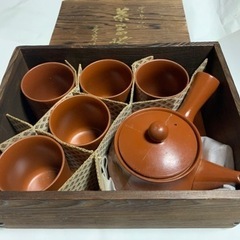   茶器セット　木箱の画像
