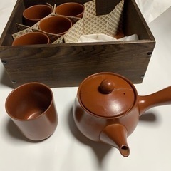   茶器セット　木箱の画像