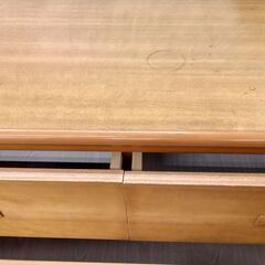 ★ジモティ割あり★  タンス ライトブラウン H135×D46×W104 クリーニング済み MT356の画像
