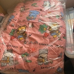 短期掲載　未使用　ジュニアサイズ　掛け布団