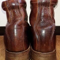 Vintage SHOE COMPANY 本革レザー ショートブーツ サイズ8の画像