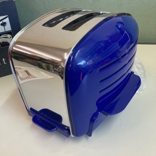 未使用　ダルトン トースターDesign Toaster ブルー×シルバー