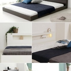 【3/6までに受け取れる方】マット付きクイーンサイズベッドの画像
