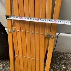 木製ベビーフェンス　ドッグフェンス　折り畳み式　ペットゲート　ベビーゲートの画像