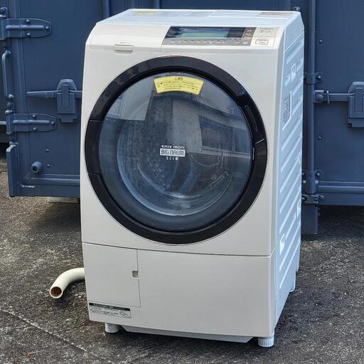 【取引中】■2015年製■HITACHI 10kg ドラム洗濯乾燥機 動作確認済 BD-S8700L