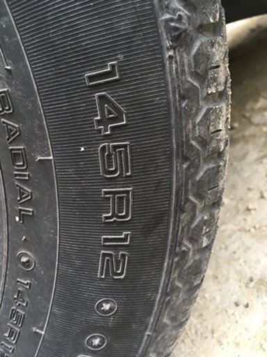 12インチ、タイヤホイールセット