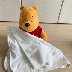 【無料】ディズニー　プーさん柄　ブランケット