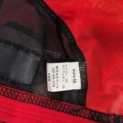 メガロス、指定品、スイミング帽、赤。