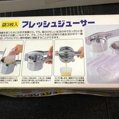 ◆早い方優先‼︎ 未使用‼︎ フレッシュジューサー 袋3枚入りの画像