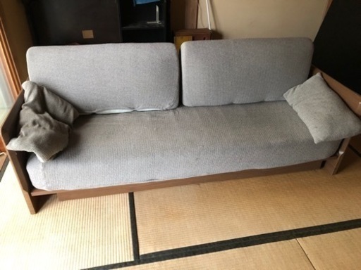 【取引決定】ニトリ　3Way ベッドソファ(BS B1-USB GY/MBR)