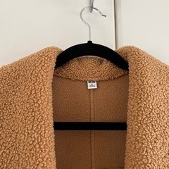 ユニクロ ボアコート チェスターコート フリースの画像