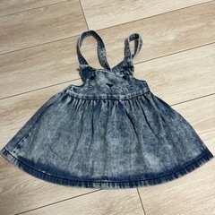80㎝　next  デニムジャンパースカート