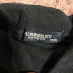 Burberry バーバリー　黒　90 長袖 ブランド キッズ　ブラック肩ボタンの画像