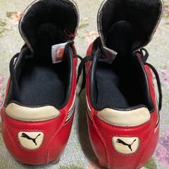 サッカースパイク　24.5cm (PUMA PARA MEXICO LITE 赤)の画像