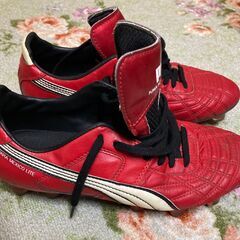 サッカースパイク　24.5cm (PUMA PARA MEXICO LITE 赤)の画像
