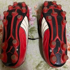 サッカースパイク　24.5cm (PUMA PARA MEXICO LITE 赤)の画像