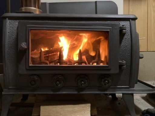 写真追加 薪ストーブ 鋳物 良品 ev-206tx 引き取り希望