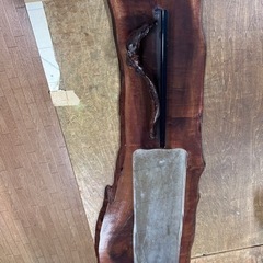 壁掛け用鏡　棚付きの画像