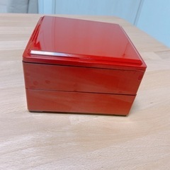 お重　お節重箱　プラスチック製　二段