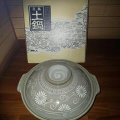 未使用 三島土鍋１０号 セラミック5～6人用