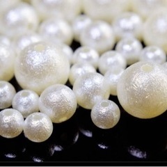 ハンドメイドパーツ　ハンドメイド　コットンパール　コットン風パー...