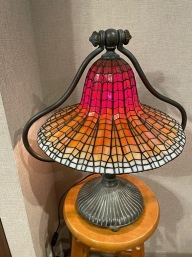 ステンドグラス　レトロ　ランプ　照明