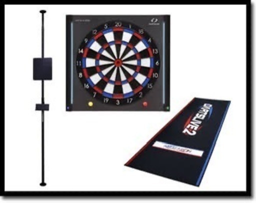 ダーツライブ200s 本体、ポールスタンド、スローマットセット