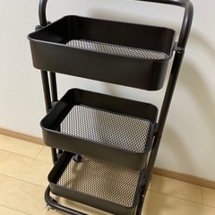 美品　スチールワゴン