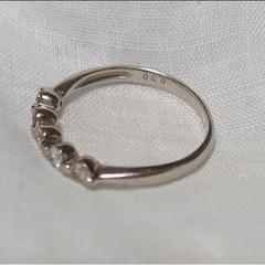 【最終価格】Pt900 ダイヤモンド5粒 0.3ct サイズ10号の画像