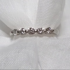 【最終価格】Pt900 ダイヤモンド5粒 0.3ct サイズ10号の画像