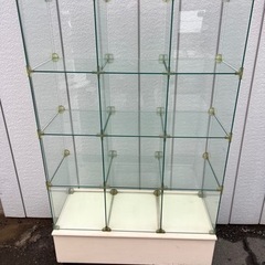 ■ガラス棚 ガラスショーケース②■ガラスディスプレイラック ディ...