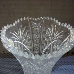 Cristal d’Arques 花瓶 CHESNAY1 vase 高さ22cm フランス製 クリスタル・ダルク フラワーベース クリスタルガラス製 札幌市東区 新道東店の画像