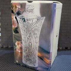 Cristal d’Arques 花瓶 CHESNAY1 vase 高さ22cm フランス製 クリスタル・ダルク フラワーベース クリスタルガラス製 札幌市東区 新道東店の画像