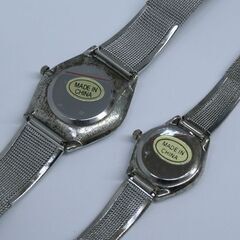 動作確認済み ROSTINI ペアウォッチ 3針 ムーブメントSII PC21S使用 電池切れ SEIKO INSTRUMENTS 札幌市 清田区 平岡の画像