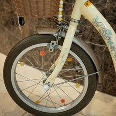 16インチ 身長85～111cm 子供用自転車 ディズニー 美女と野獣