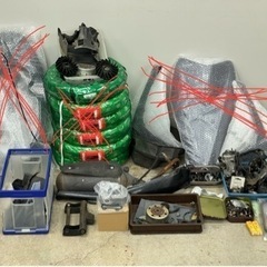 2台セット　アドレスv50、レッツ4パレット、その他新品部品多数セットの画像