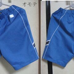 【取引完了】こみちの子ども古着☆龍ヶ崎市城西中学校ジャージ上下半袖シャツ３点セット（サイズL）♪の画像